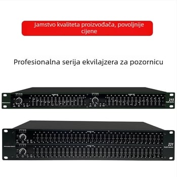 Wadeland profesionalni ekvilajzer za KTV — dvostruki 31-bandni, 220V, 3 kg