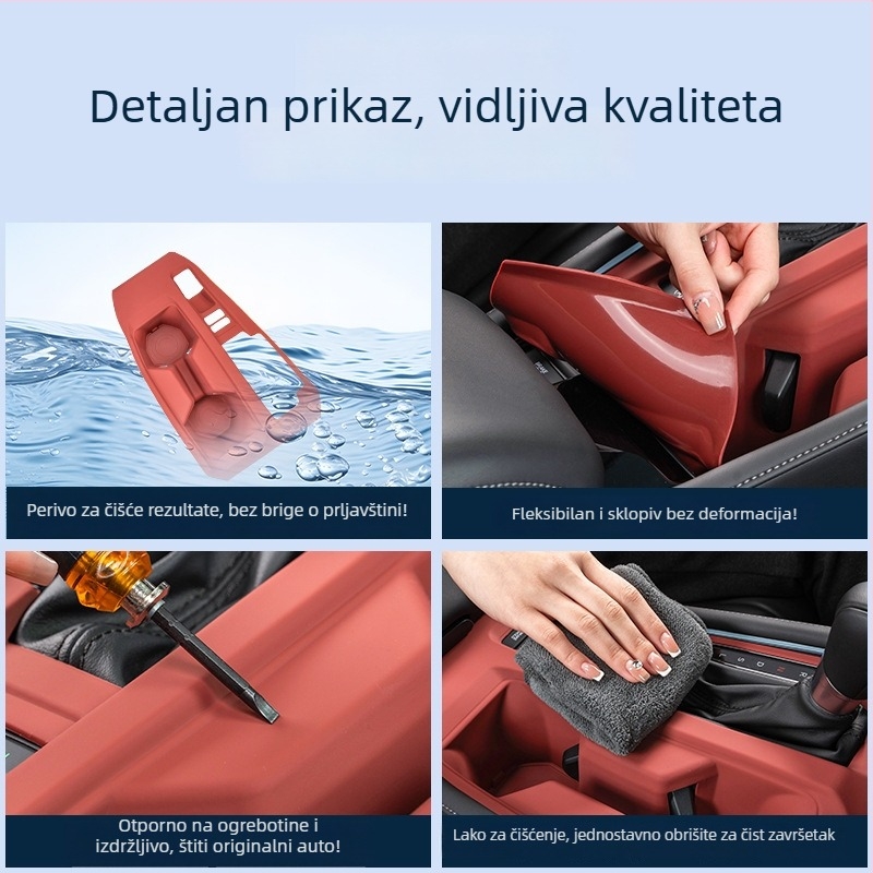 Honda Accord jedanaeste generacije – silikonski panel za središnju konzolu, zaštitna podloga za mjenjač s integriranim podizanjem panelom