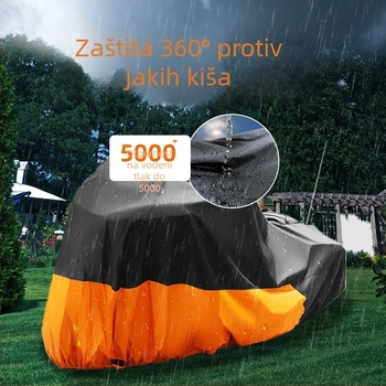 Pokrov za kišu za motocikl 420D – potpuno pokrivanje, vodootporan, UV zaštita, otporan na prašinu