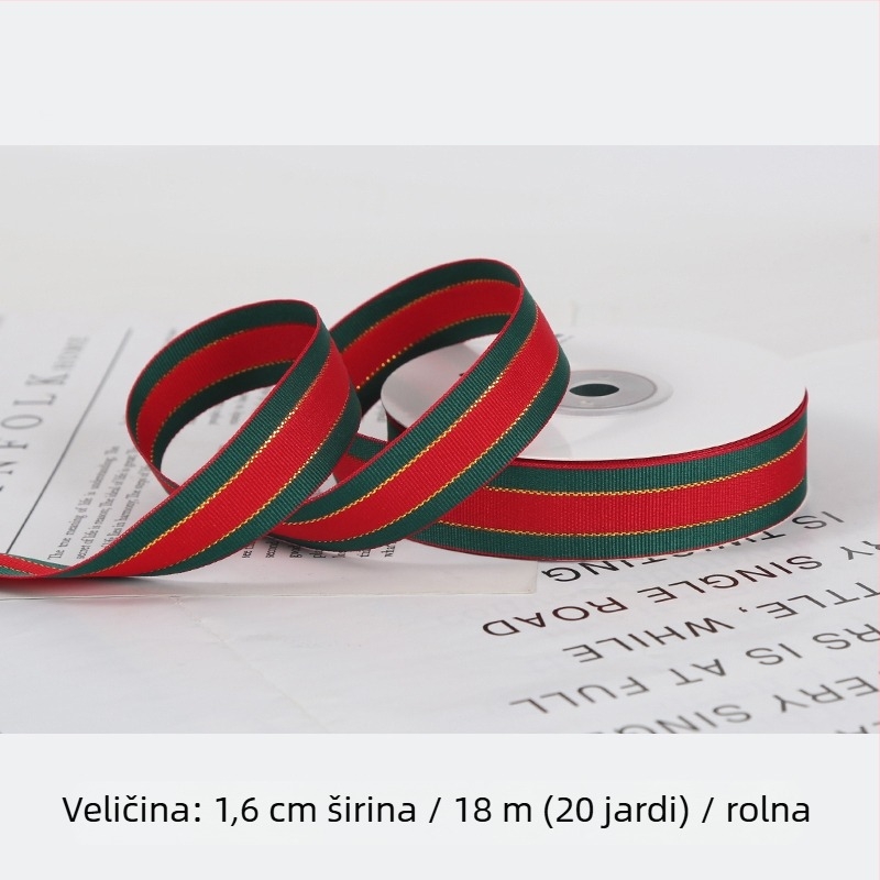 Poliesterska baršunasta vrpca za pakiranje poklona – DIY dekorativna vrpca, vrpca za izradu rukotvorina, Oznaka proizvoda F77T666798TJ87