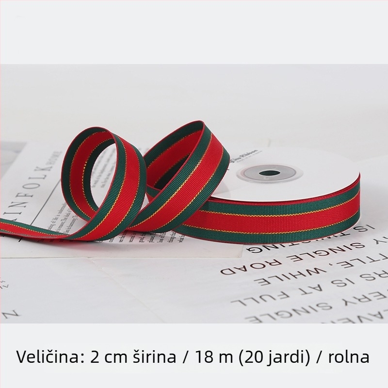 Poliesterska baršunasta vrpca za pakiranje poklona – DIY dekorativna vrpca, vrpca za izradu rukotvorina, Oznaka proizvoda F77T666798TJ87
