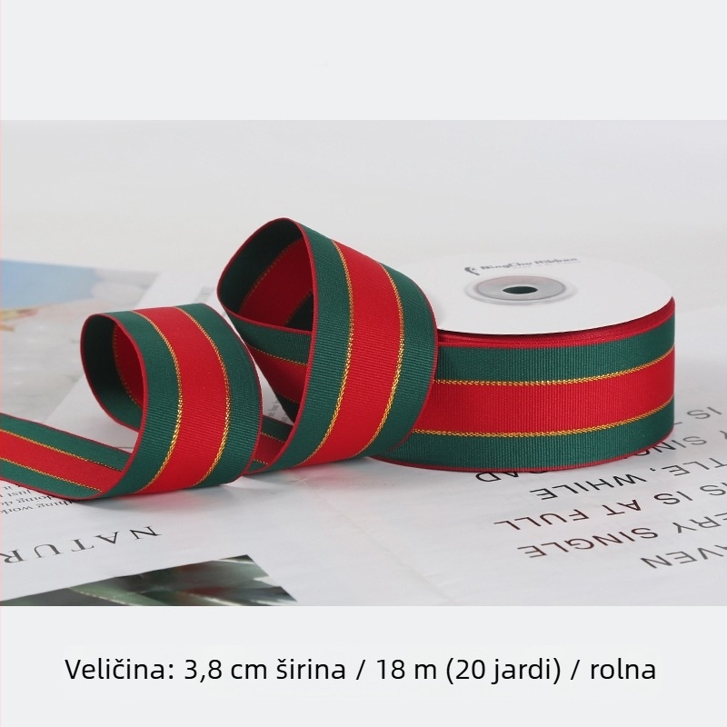 Poliesterska baršunasta vrpca za pakiranje poklona – DIY dekorativna vrpca, vrpca za izradu rukotvorina, Oznaka proizvoda F77T666798TJ87