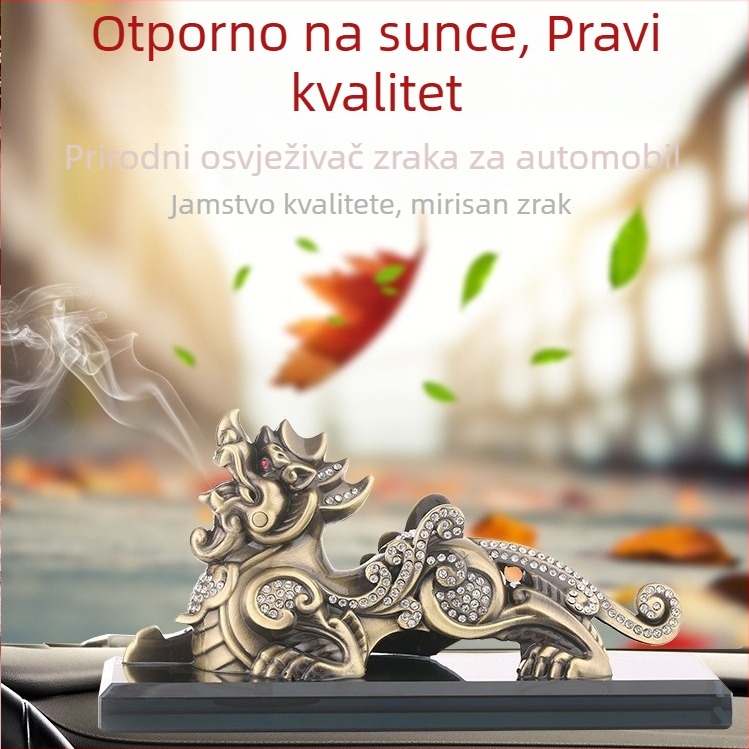Jadei automobilni parfemski ukras Pixiu legura, tekući tip, K9 kristal, 900 g, 5 godina trajnosti