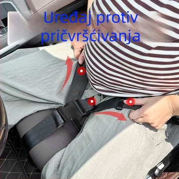 Automobilski pojas za trudnice – podrška za trbuh, zaštita od udara tijekom vožnje u kasnoj trudnoći
