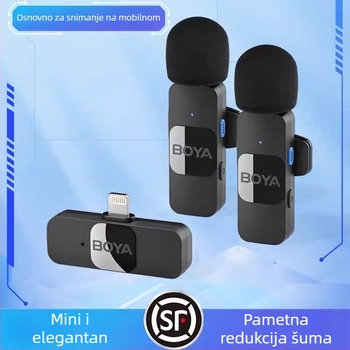 Boya BY-V10V20 Bežični lavalier mikrofon za mobilno emitiranje