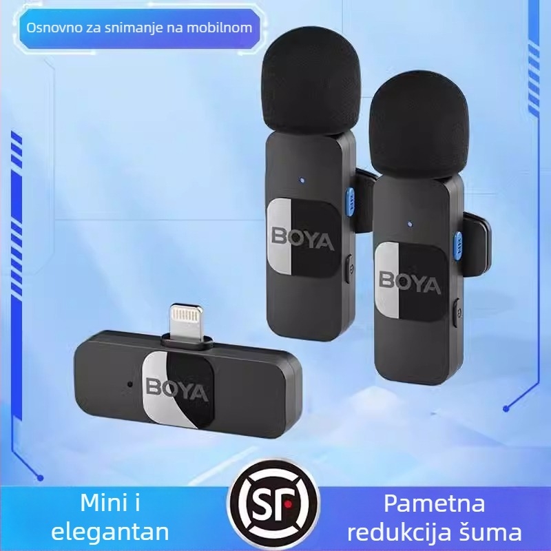 Boya BY-V10V20 Bežični lavalier mikrofon za mobilno emitiranje