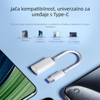 Type-C na Lightning adapter kabel za Apple iPhone 15/16
