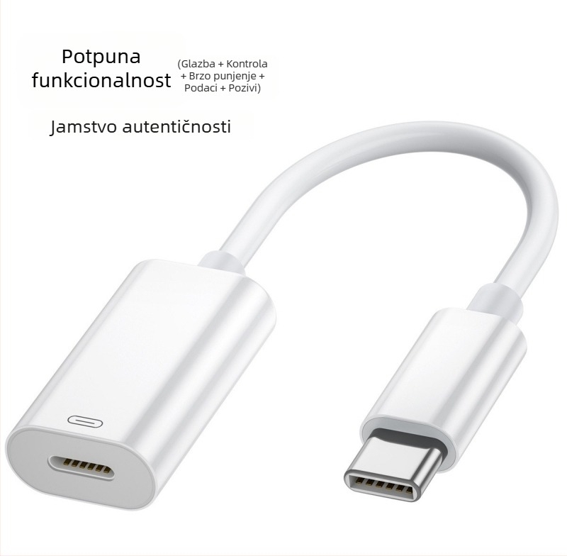 Type-C na Lightning adapter kabel za Apple iPhone 15/16