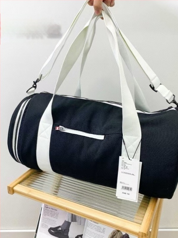 Sportski ruksak za tenis, platnena tkanina, jednobojna boja, unisex, prozračan, vodootporan, podstava od poliestera, ležerni stil putovanja, proljeće 2025