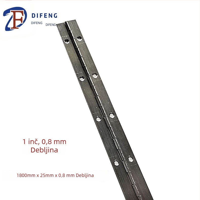 Piano šarka od nehrđajućeg čelika, H-oblik, brušeni završetak, model: Stainless steel hinge, marka: Di Feng Hardware
