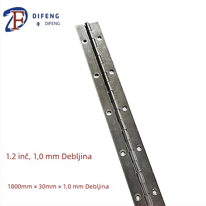 Piano šarka od nehrđajućeg čelika, H-oblik, brušeni završetak, model: Stainless steel hinge, marka: Di Feng Hardware