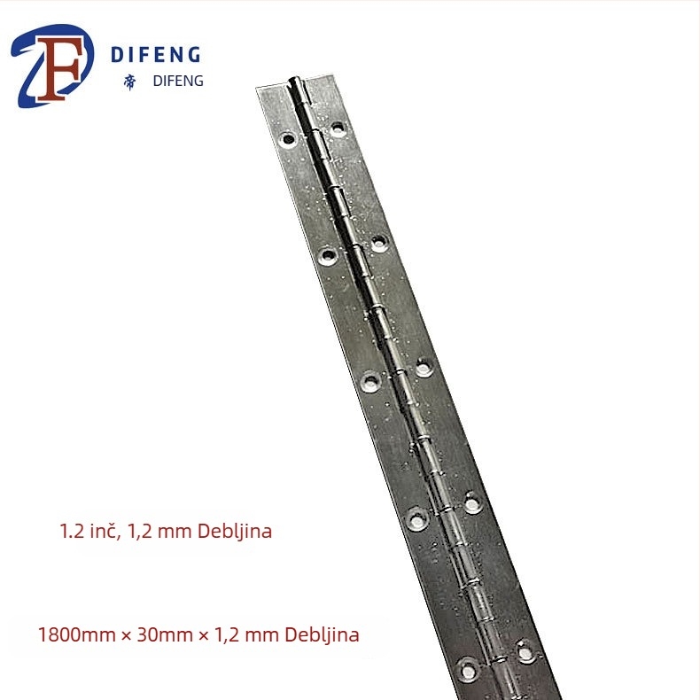 Piano šarka od nehrđajućeg čelika, H-oblik, brušeni završetak, model: Stainless steel hinge, marka: Di Feng Hardware