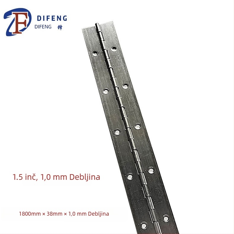 Piano šarka od nehrđajućeg čelika, H-oblik, brušeni završetak, model: Stainless steel hinge, marka: Di Feng Hardware
