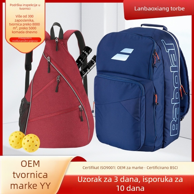 Profesionalni tenis ruksak - unisex, Oxford materijal, višestruki odjeljci, vodootporan