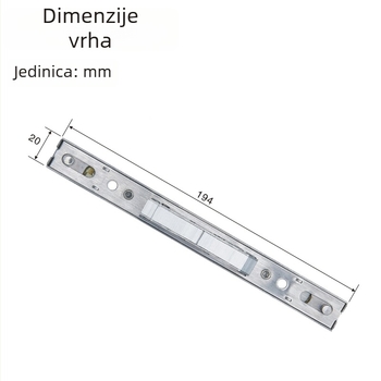Kutija za zaključavanje s dvostrukim prijenosom - nehrđajući čelik/aluminij, višepunktni mehanizam zaključavanja, Huixun, moderan stil