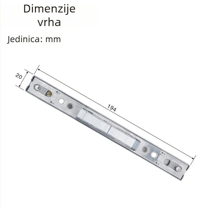 Kutija za zaključavanje s dvostrukim prijenosom - nehrđajući čelik/aluminij, višepunktni mehanizam zaključavanja, Huixun, moderan stil