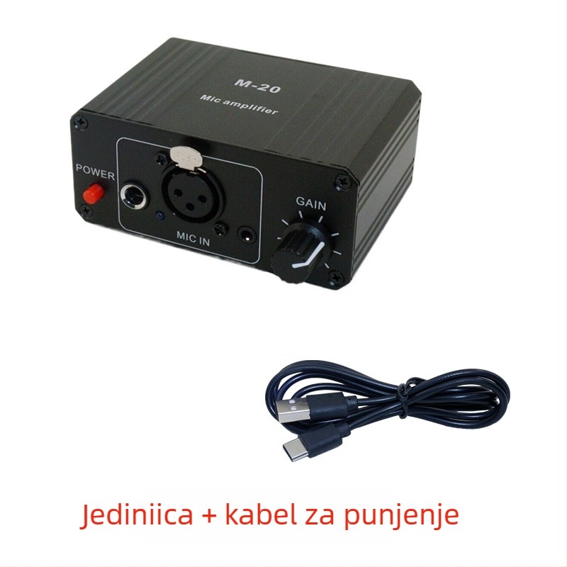 Rhythm Imagination M-20 audio sučelje s 48V fantom napajanjem za kondenzatorske i dinamičke mikrofone