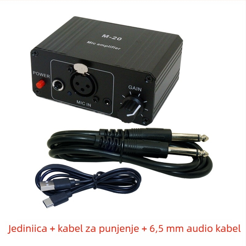 Rhythm Imagination M-20 audio sučelje s 48V fantom napajanjem za kondenzatorske i dinamičke mikrofone