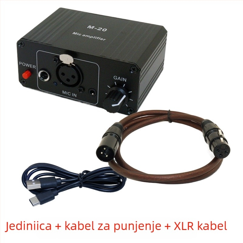 Rhythm Imagination M-20 audio sučelje s 48V fantom napajanjem za kondenzatorske i dinamičke mikrofone