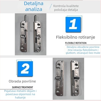Panta od cinkovog legura CL106 za kućišta ormarića i vrata kutija za distribuciju | Marka Xinjiliang | Moderan minimalistički stil