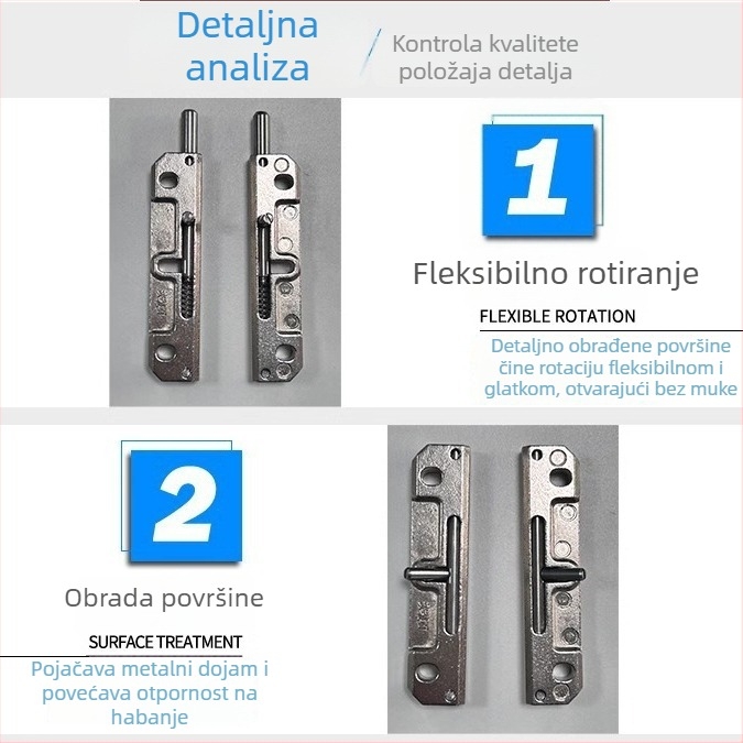 Panta od cinkovog legura CL106 za kućišta ormarića i vrata kutija za distribuciju | Marka Xinjiliang | Moderan minimalistički stil
