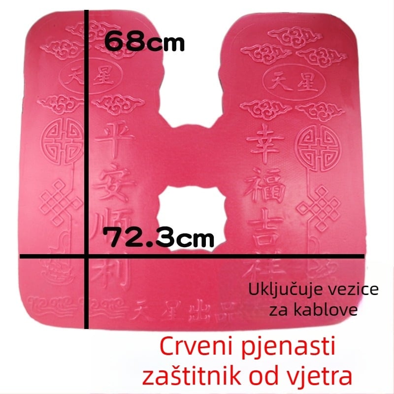 Prednji blatnik za motocikl sa vjetrobranom — Dodatak, Otporan na habanje, Zaštita od vjetra