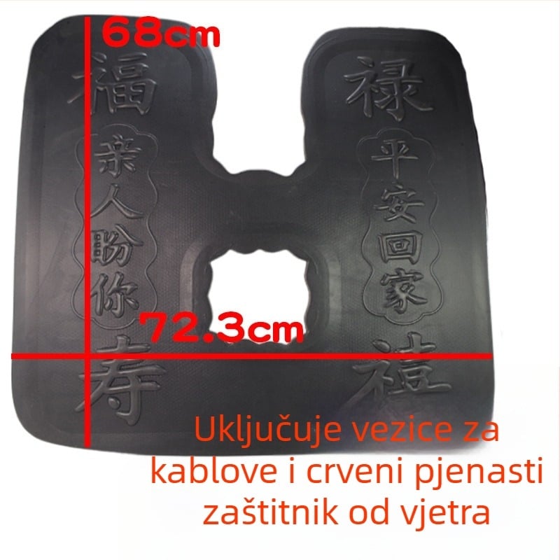 Prednji blatnik za motocikl sa vjetrobranom — Dodatak, Otporan na habanje, Zaštita od vjetra