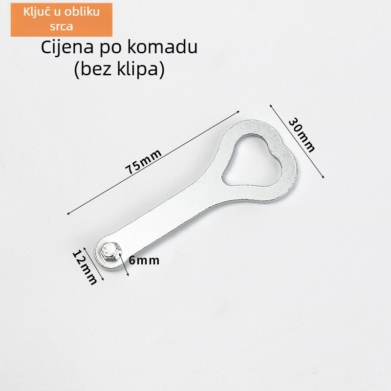 Mehanizam zaključavanja prozora od aluminijske legure, za klizne prozore, s dječjim zaključavanjem i zaštitom od krađe