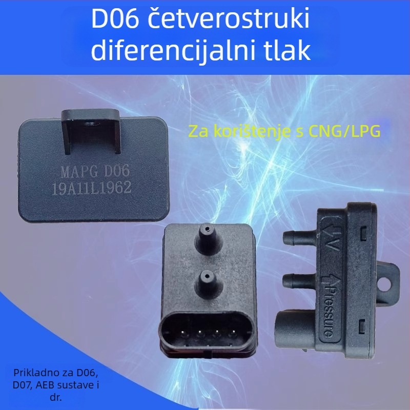 Senzor diferencijalnog tlaka za LPG/CNG vozni plin sustav, model D06 AC300, 4-vodični / 5-vodični