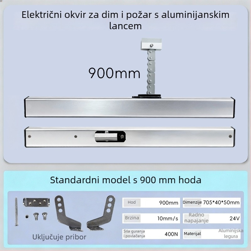 Tuozhida električni otvarač prozora, aluminijska legura, moderni minimalistički stil, za prozore