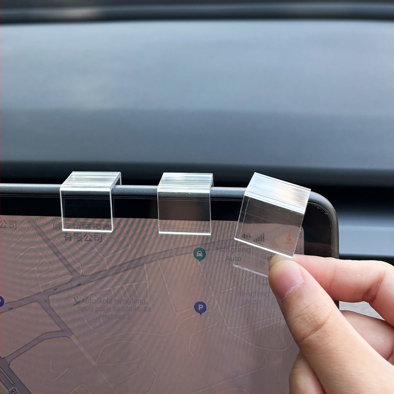 Plastični držač automobila za zaslon u središnjoj konzoli – jednostavan stil, dekorativno