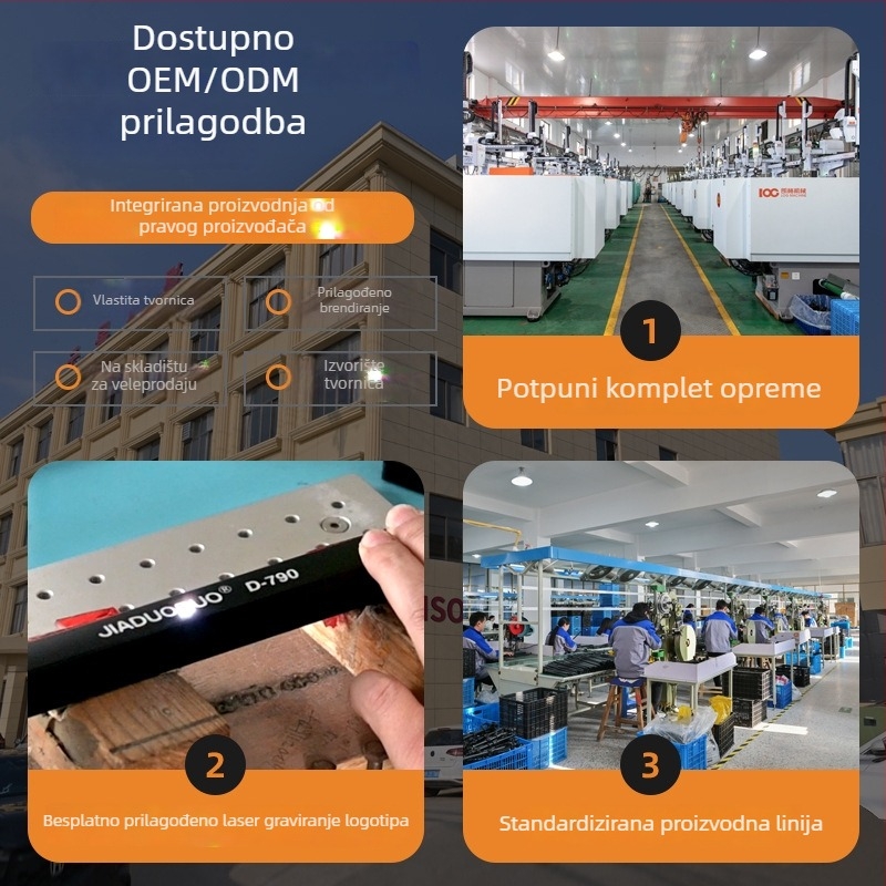 Stativ Cloud Scene D-890H od aluminijske legure, PTZ 3D gimbal, 4 odjeljka, ploča brzog otpuštanja, nosivost 2-5 kg