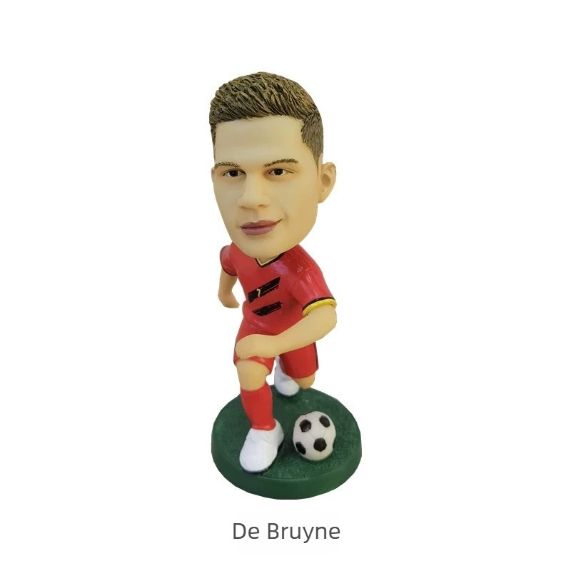 Figura za automobilnu dekoraciju i kućnu izložbu: Messi, Neymar, Ronaldo i Mbappé • Materijal: smola • Broj proizvoda: WN-12 Football • Marka: Global Star (Craft) • Stil: moderni minimalistički