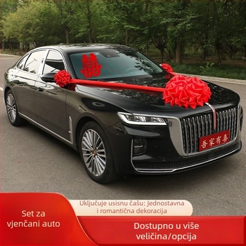 Loptica cvijeća od vrpce za vjenčanje, useljenje i ceremoniju rezanja vrpce – dekor prostora, materijal: vrpva, nije uvozeno