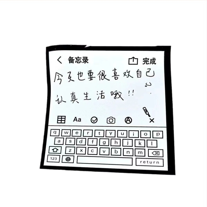 Blok bilješki s ljepljivim stranama, 50 unutarnjih stranica, spreman za lijepljenje, Marka: Other, bez IP licence