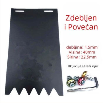 Stražnji blatnik kotača, univerzalni, prošireni i debeli, za motocikle, električna vozila i tricikle