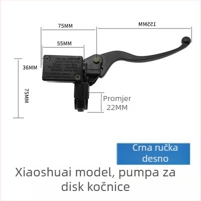 Mogelon pumpa kočnice za pedalski motocikl i električno vozilo — hidraulični disk kočnica, aluminijska legura, 48V