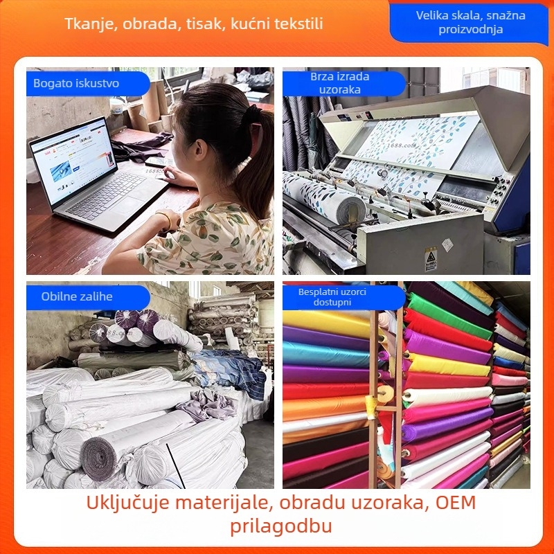 Zavjese za dnevni boravak, bez bušenja, poliester tiskani materijal, djelomična zasjenjenost 40-70%, stil Jugoistočne Azije