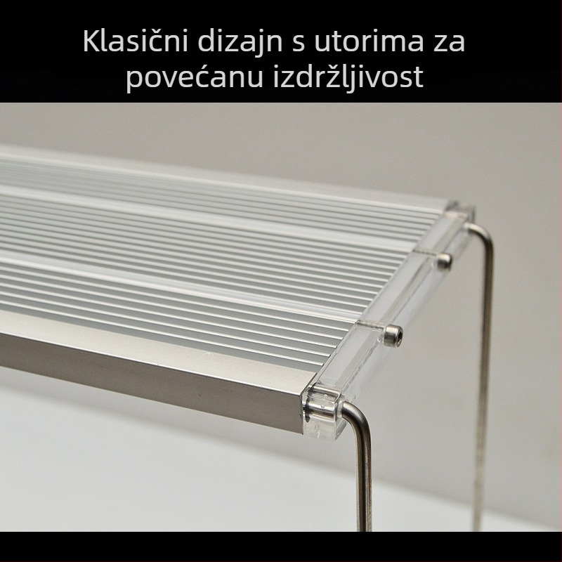 LED lampica za akvarij s biljkama, potpuno spektrum, nosač, 12W