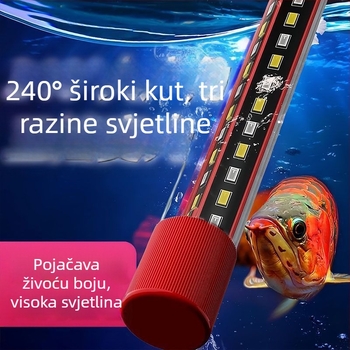 Podvodno akvarijsko osvjetljenje, vodootporno, štedljivo, visokog sjaja za poboljšanje boja i atmosfere