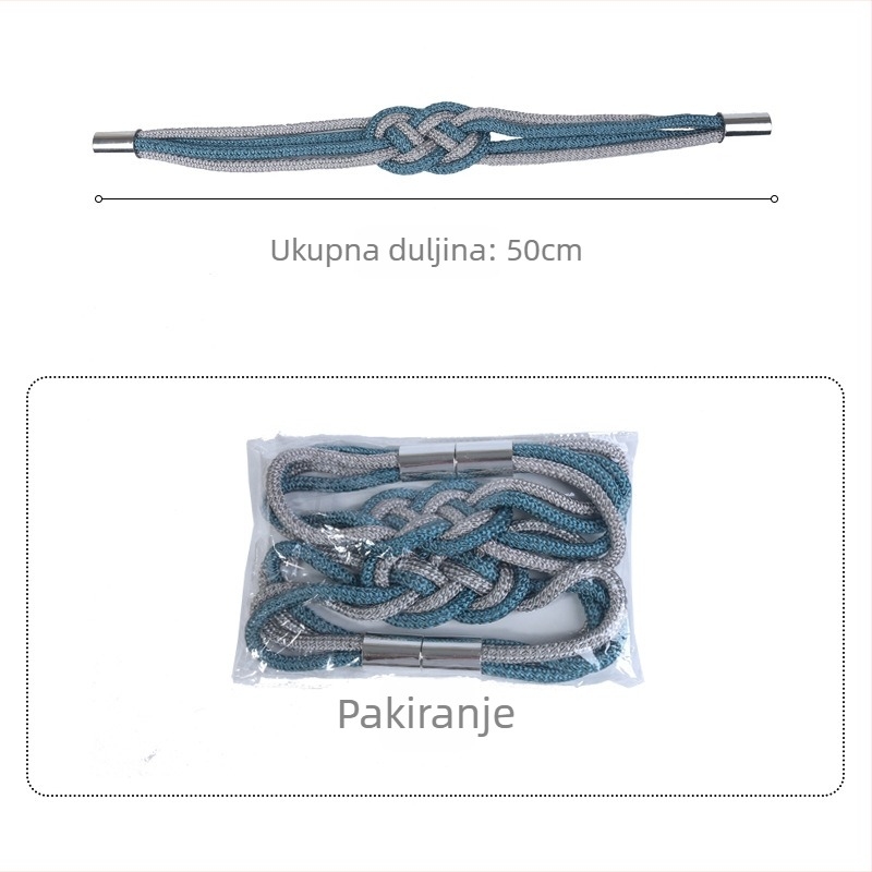 Dodatna oprema za zavjese – magnetska kopča, model ck-5, materijal: plast + poliester, pogodna za zavjese s tipom ovjesa, stil: moderni minimalistički