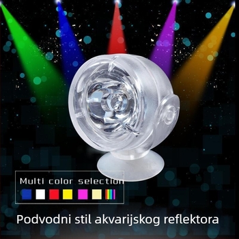 Akvarijska svjetiljka s daljinskim upravljanjem, vodootporna noćna rasvjeta za vodene biljke