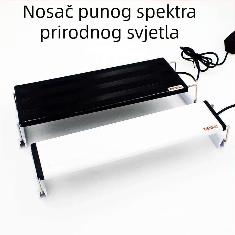 Quanlong LED rasvjeta za akvarij s držačem i klipsom za vodene biljke