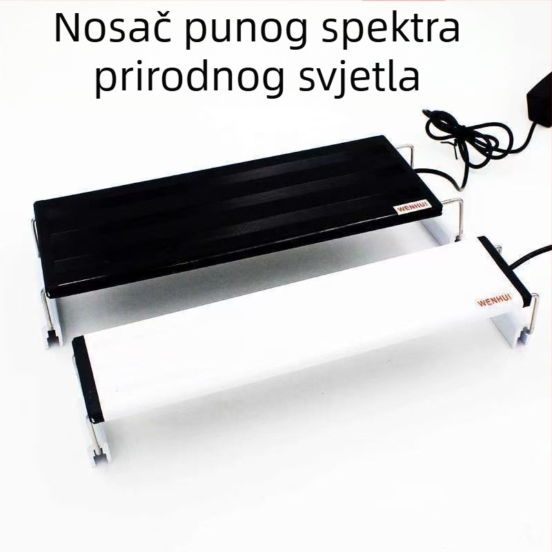 Quanlong LED rasvjeta za akvarij s držačem i klipsom za vodene biljke
