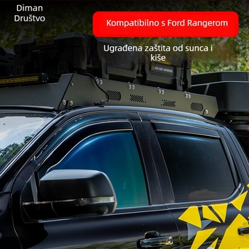 Ford Ranger Ugrađena kišna zaštita za četiri vrata, bez zvuka vjetra, automatski prijenos, 2023–2025