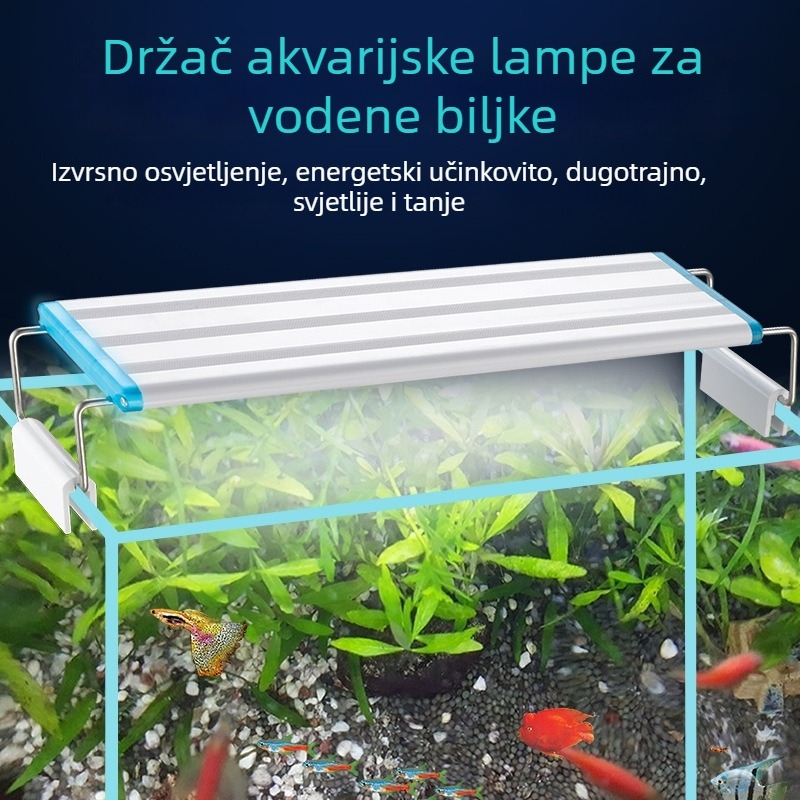 Xilong MS20 LED klips lampica za akvarij s držačem za vodene biljke