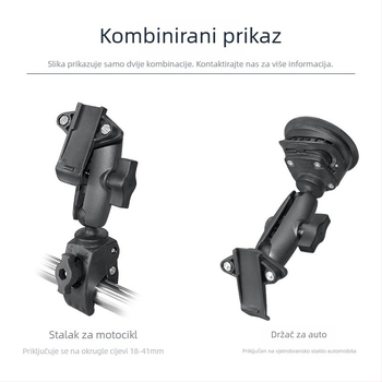 VINmounts VIN-JM-01 Držač Garmin navigacije s 1 inčnom kugličnom glavom, ojačani najlon + aluminijska legura