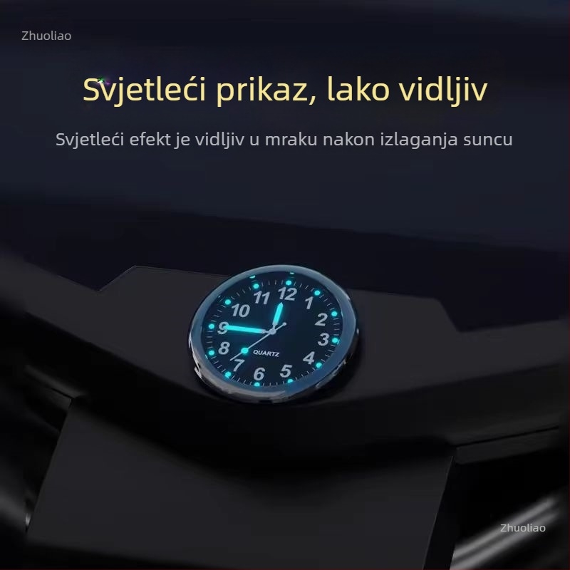 Vremenski sat za električno vozilo s podesivim kutem prikaza, vodootporan prikaz na instrument tabli