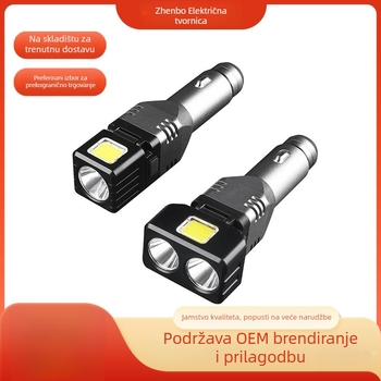 Ručna LED baterija s Type-C punjenjem, otvaranje stakla, snažan magnet, 3W LED, domet 100 m