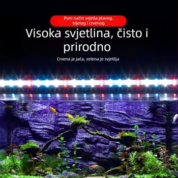 Podvodno LED osvjetljenje akvarija s promjenom boje i prekidačem, vodootporno, opcije snage 4W-16W